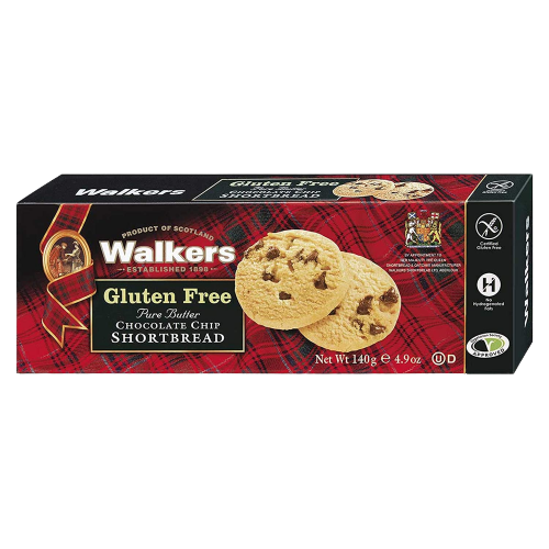 Gluten Free Chocolate Chip Shortbread Cookies