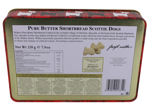 Butter Shortbread Cookies Tin Giftbox