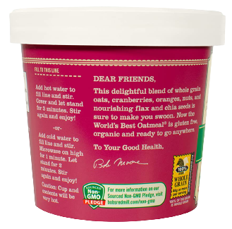 Organic Cranberry Oatmeal Cup