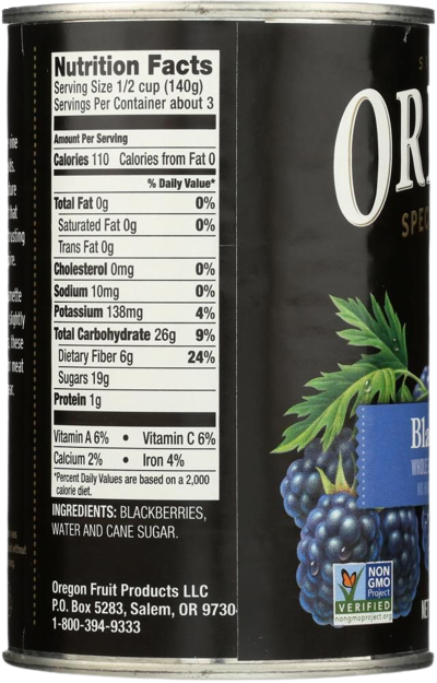 Blackberries In Light Syrup