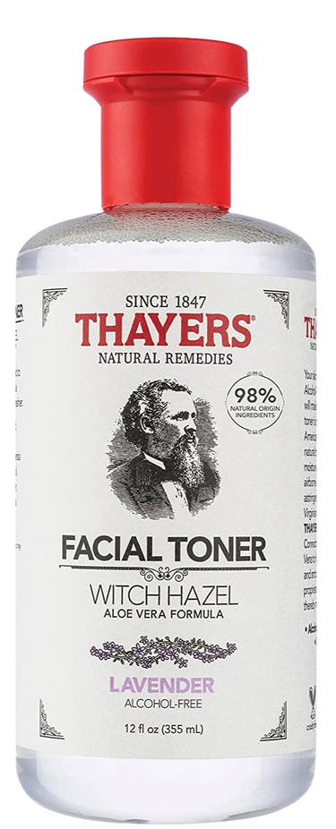 Witch Hazel Facial Toner With Aloe Vera Formula Alcohol-Free Lavendar
