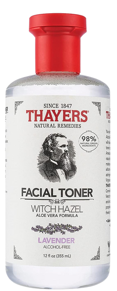 Witch Hazel Facial Toner With Aloe Vera Formula Alcohol-Free Lavendar