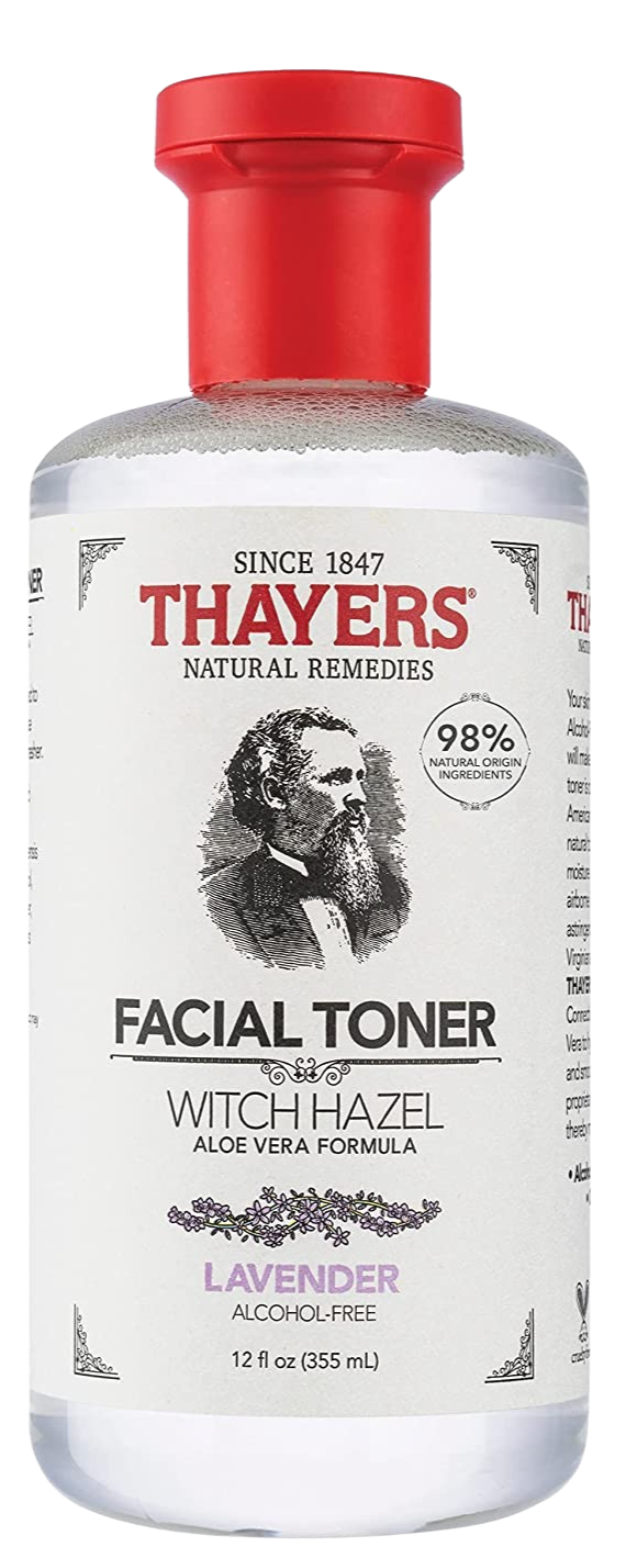 Witch Hazel Facial Toner With Aloe Vera Formula Alcohol-Free Lavendar