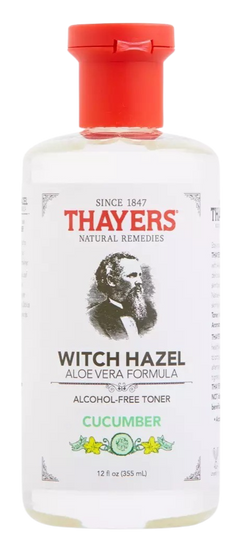 Witch Hazel Facial Toner With Aloe Vera Formula Alcohol-Free Cucumber