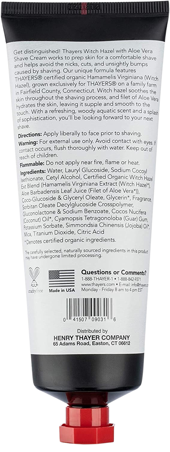 Witch Hazel Shave Cream