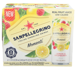 Lemon & Raspberry Sparkling Water (6 Pack)