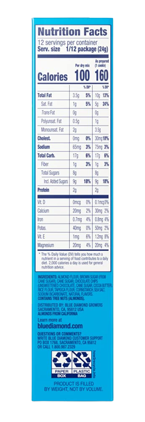 Chocolate Chip Cookie Baking Mix