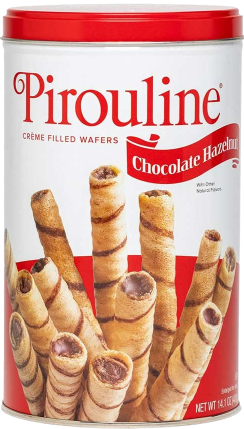 Chocolate Hazelnut Rolled Wafers