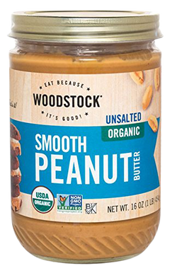 Organic Unsalted Smooth Peanut Butter
