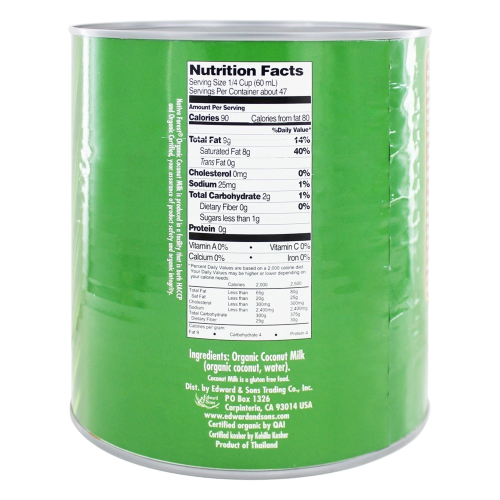Organic Unsweetened Coconut Milk
