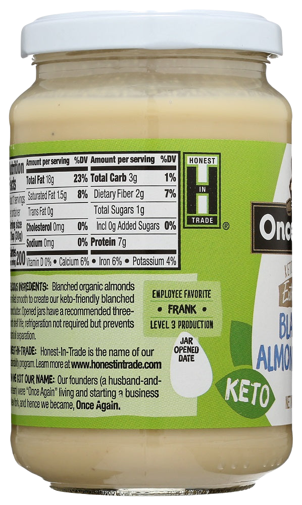 Extra Creamy Blanched Almond Butter