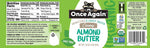 Organic Lightly Toasted Almond Butter