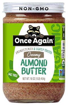 Organic Lightly Toasted Almond Butter