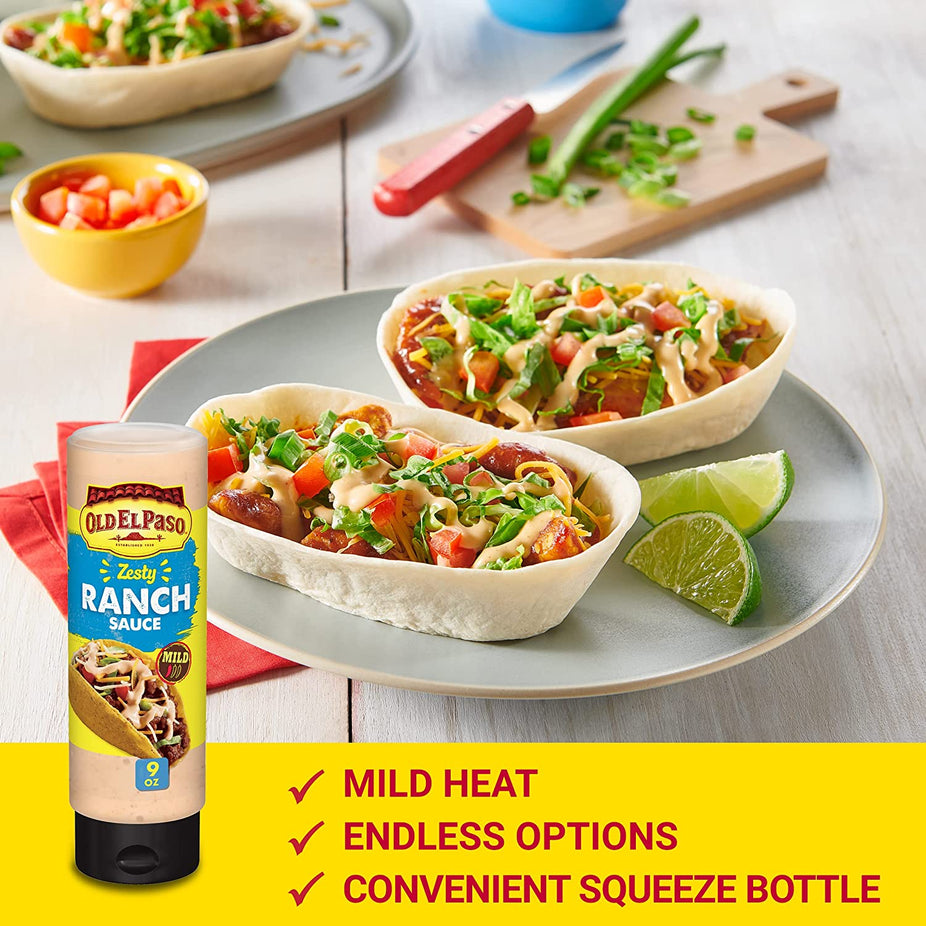 Heb R Zesty Ranch Old El Paso Zesty Ranch Sauce – Martie