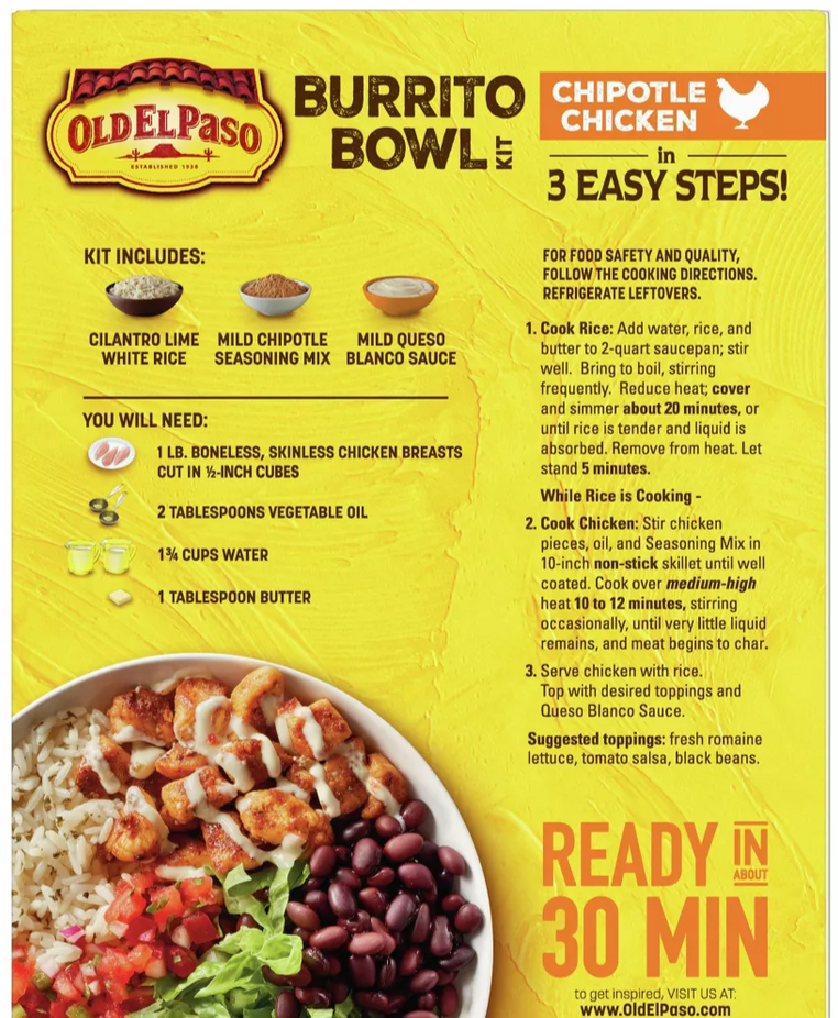 Chicken Burrito Bowl Kit