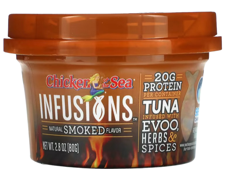Tuna Infused With Evoo, Herbs & Spices Natural Smoked Flavor (6 Pack)
