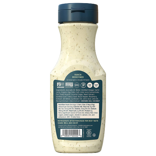 Avocado Oil Ranch Dressing