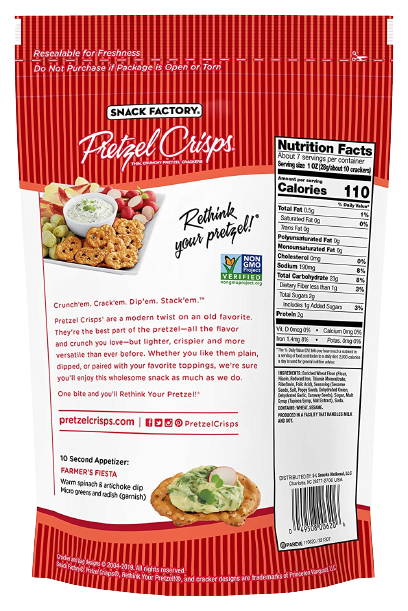 Everything Seasoning Pretzel Crisp