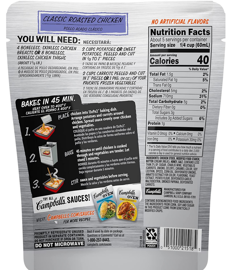 Classic Roasted Chicken Cooking Sauce