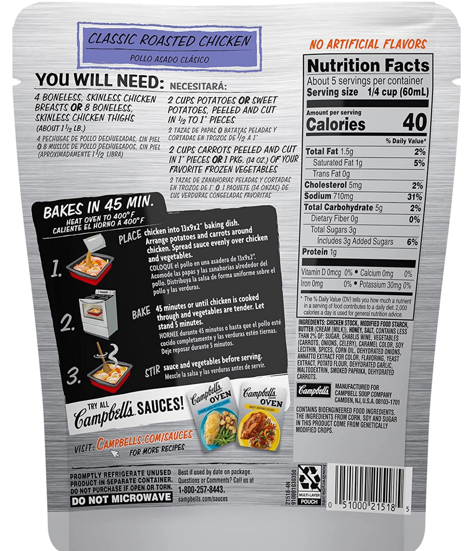 Classic Roasted Chicken Cooking Sauce