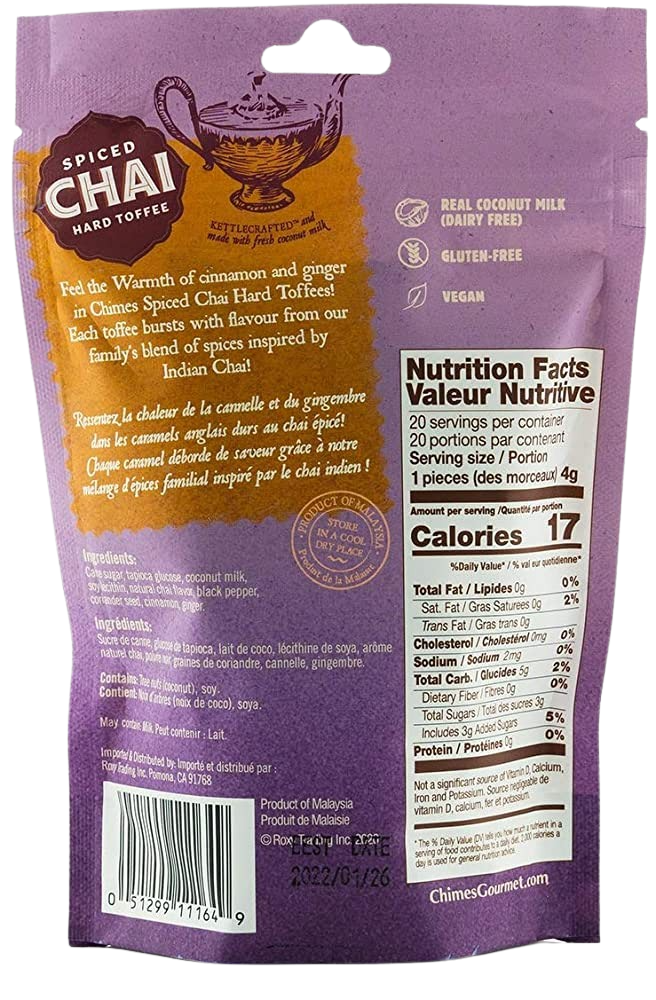Hard Toffee Spiced Chai