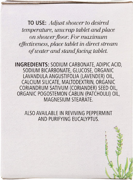 Lavender Aromatherapy Shower Tablets