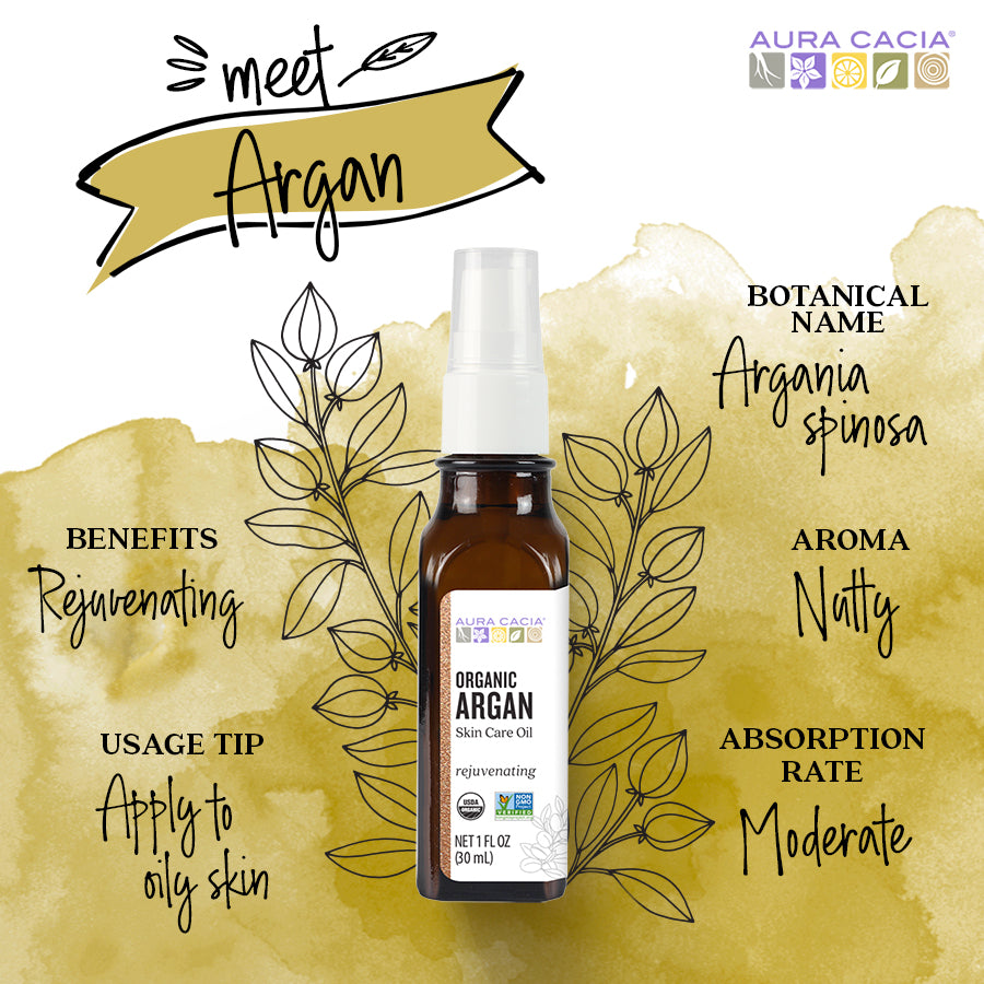 Organic Argan Rejuvenating Skin Care Oil