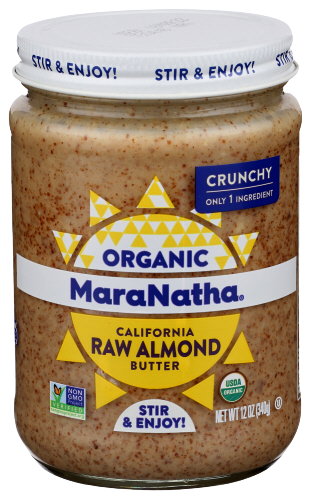 Organic Raw Crunchy Almond Butter