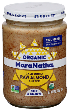 Organic Raw Crunchy Almond Butter