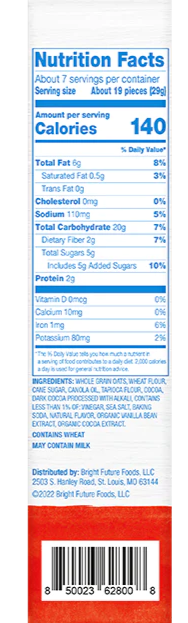 Chocolate Oat Crackers