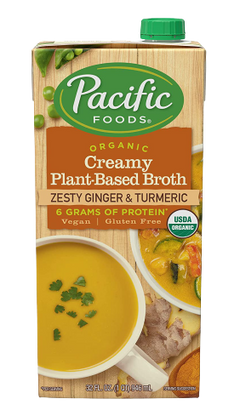Ginger & Turmeric Organic Creamy Plant-Based Broth