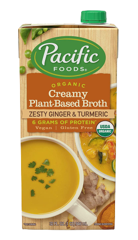 Ginger & Turmeric Organic Creamy Plant-Based Broth