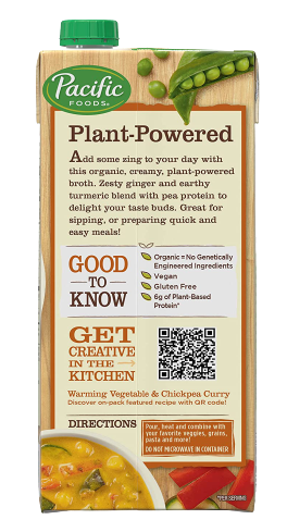 Ginger & Turmeric Organic Creamy Plant-Based Broth