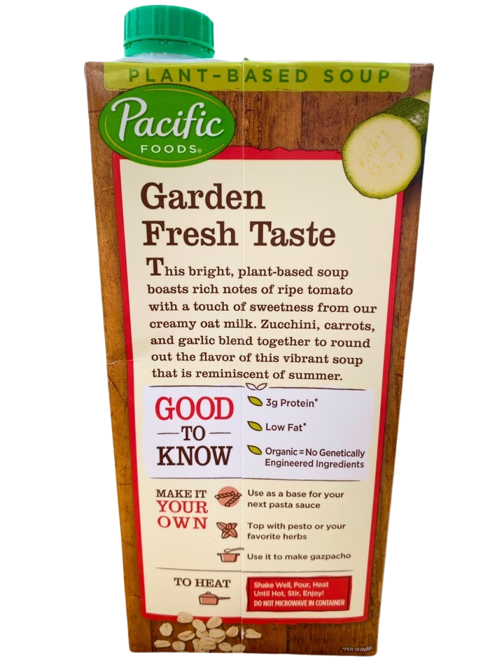 Organic Garden Tomato Oatmilk Soup