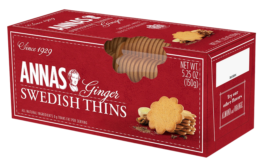 Ginger Sweddish Thin Cookie
