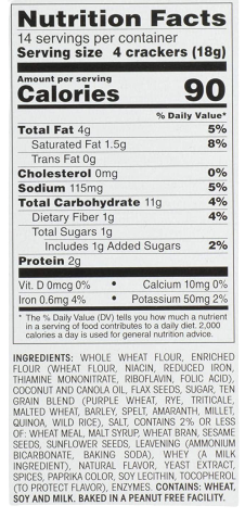 Multigrain Crackers