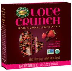 Organic Dark Chocolate & Red Berries Granola Bars 6Pk