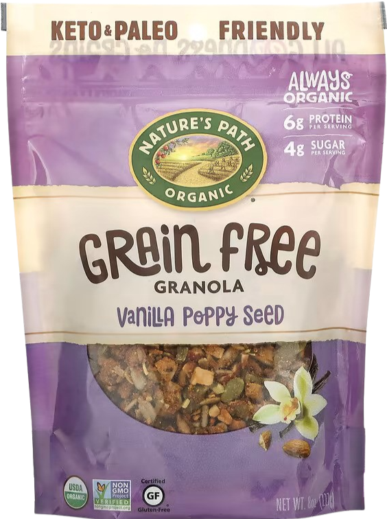 Organic Vanilla Poppy Seed Grain Free Granola