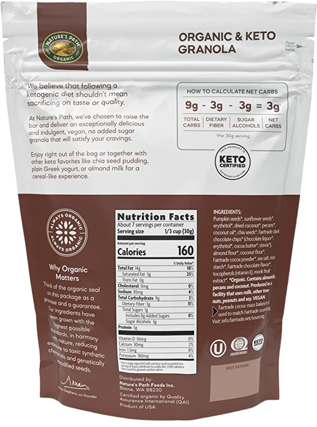 Ketola Crunch Chocolate Chip & Nut Granola