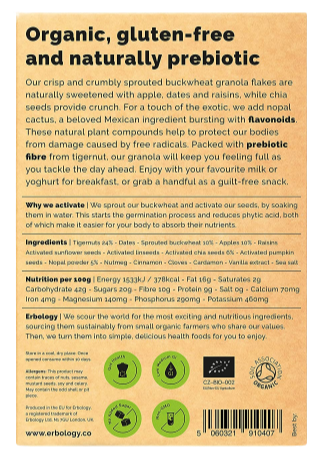 Raw Apple Chia & Nopal Granola