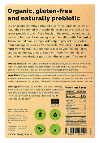 Raw Apple Chia & Nopal Granola