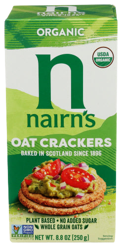 Organic Oat Crackers