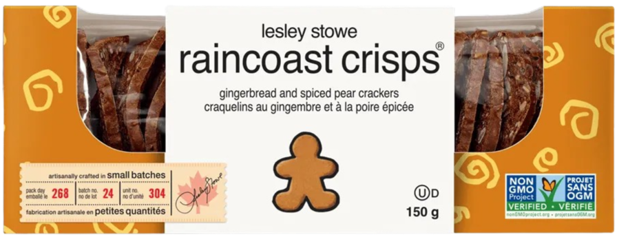 Gingerbread & Spiced Pear Crackers