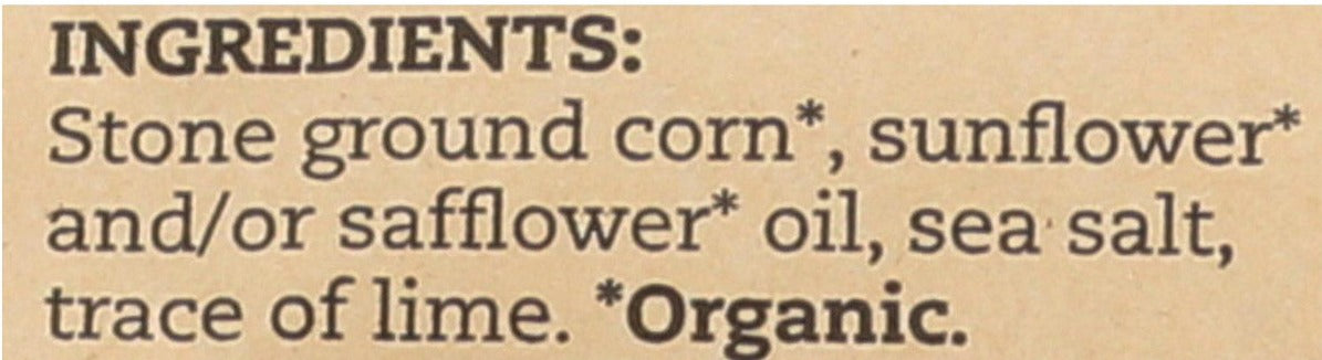 Organic White Tortilla Chip