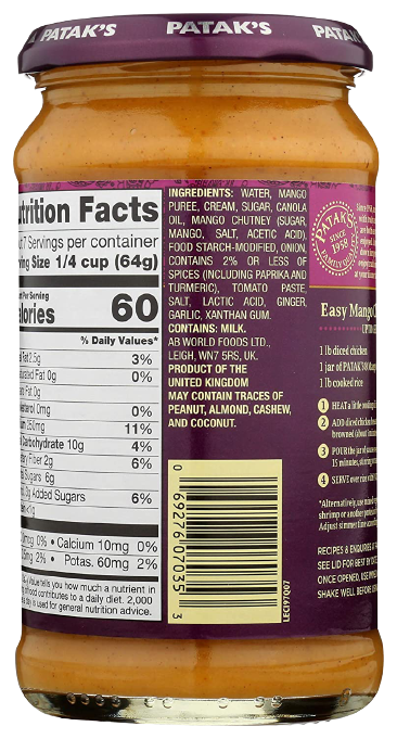 Mango Curry Simmer Sauce