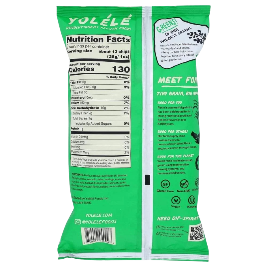 Greens Fonio Chips