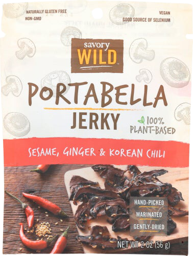 Portabella Sesame Ginger Chili Jerky
