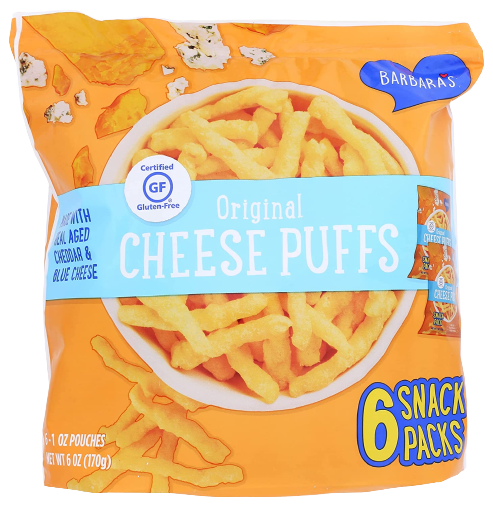 Cheese Puffs 6Pk