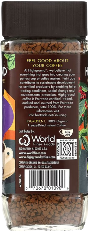 Organic Regular Instant Coffee