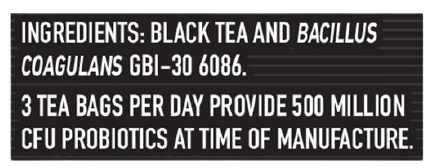 Probiotic Tea English Breakfast, 18 Bag